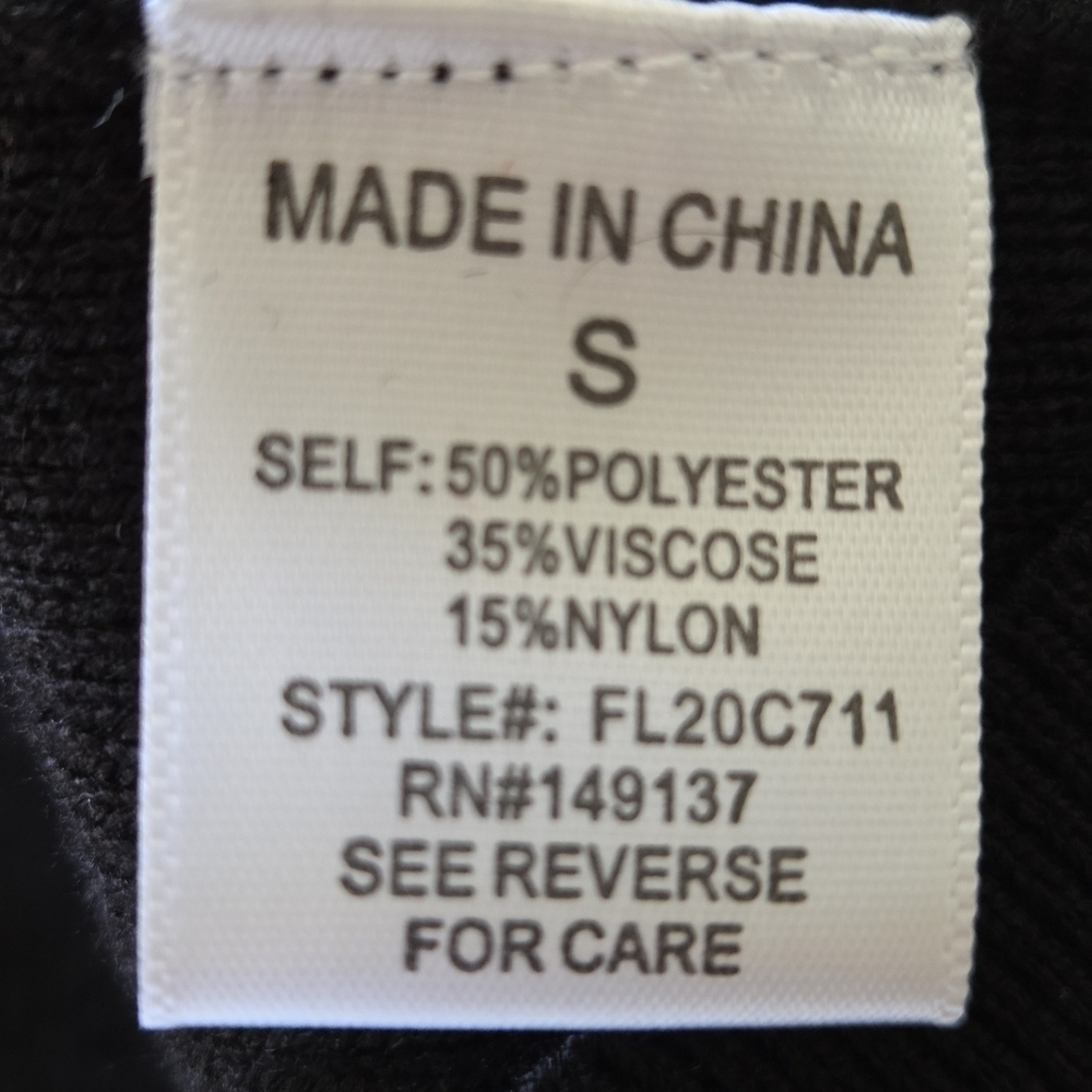 Elegant Black Ruffle Sleeve Mini Dress - Picture 7 of 8